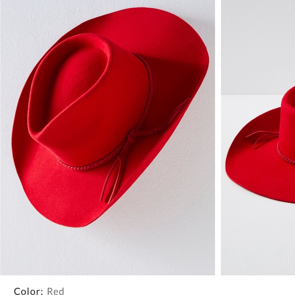 Free People Adelaide felt wool cowboy hat